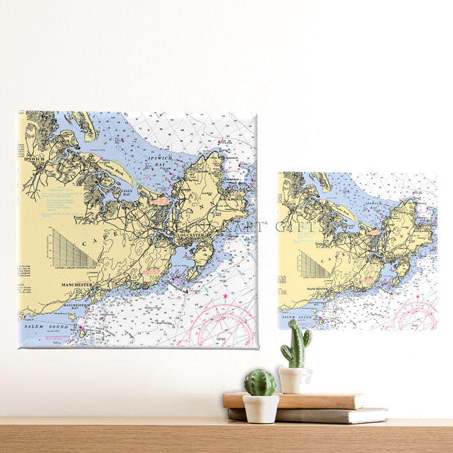 Cape Ann, MA - Wall Canvas