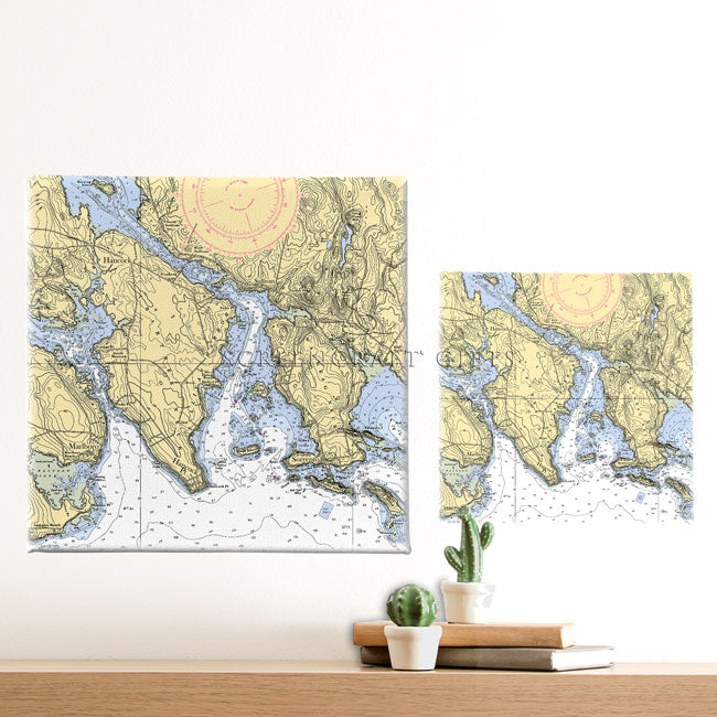 Hancock, ME - Wall Canvas