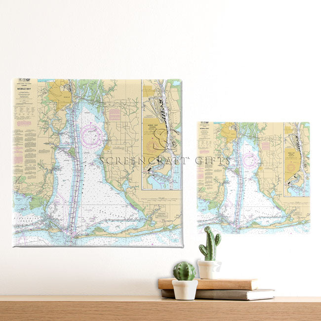 Mobile, AL - Wall Canvas