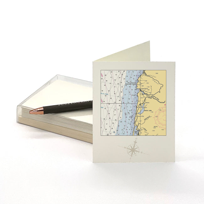 Lincoln City, OR - Notecards