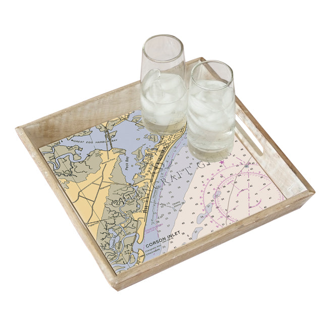 Ocean City, NJ- Wood Serving Tray