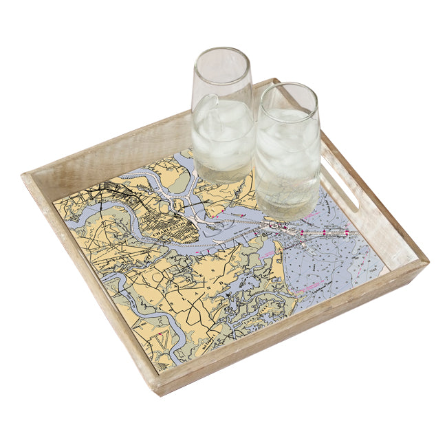 Charleston, SC - Wood Serving Tray