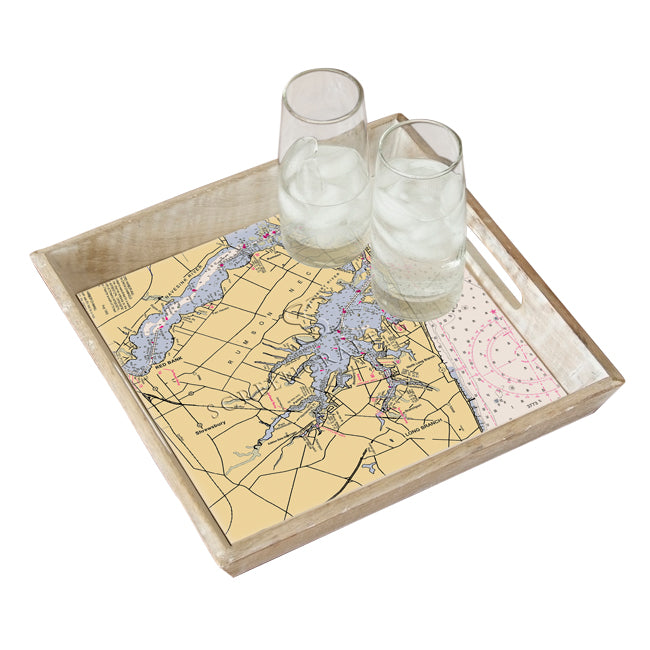 Rumson, NJ-  Wood Serving Tray