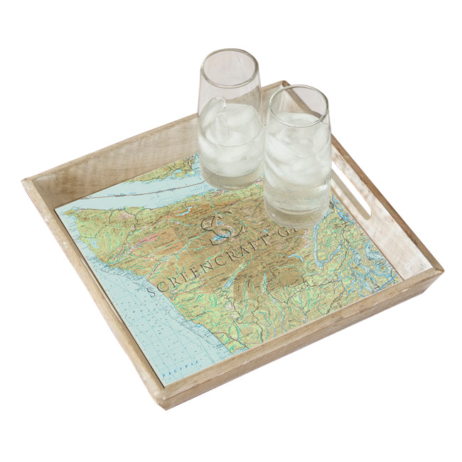 Olympic National Park-  Wood Serving Tray
