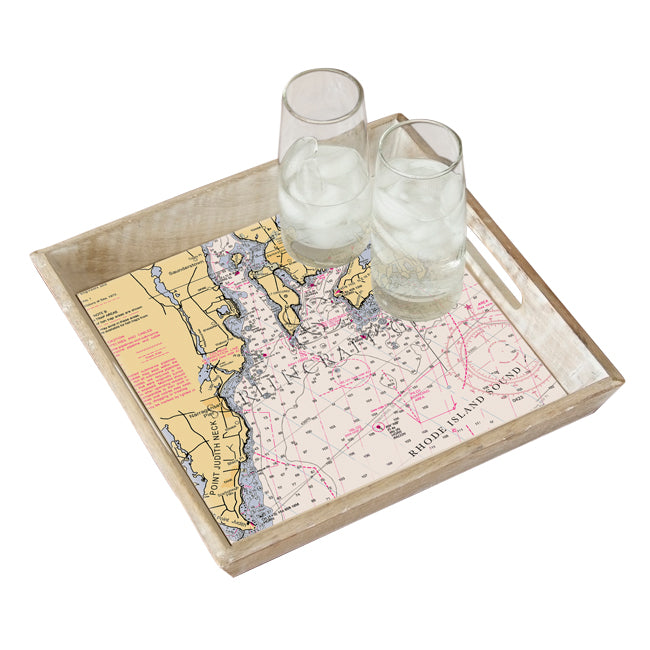 Narragansett Bay- Wood Serving Tray