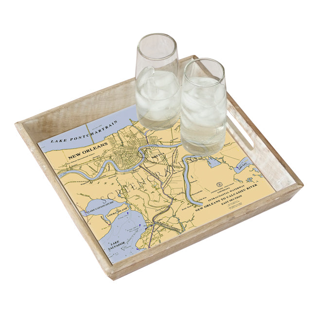 New Orleans, LA- Wood Serving Tray