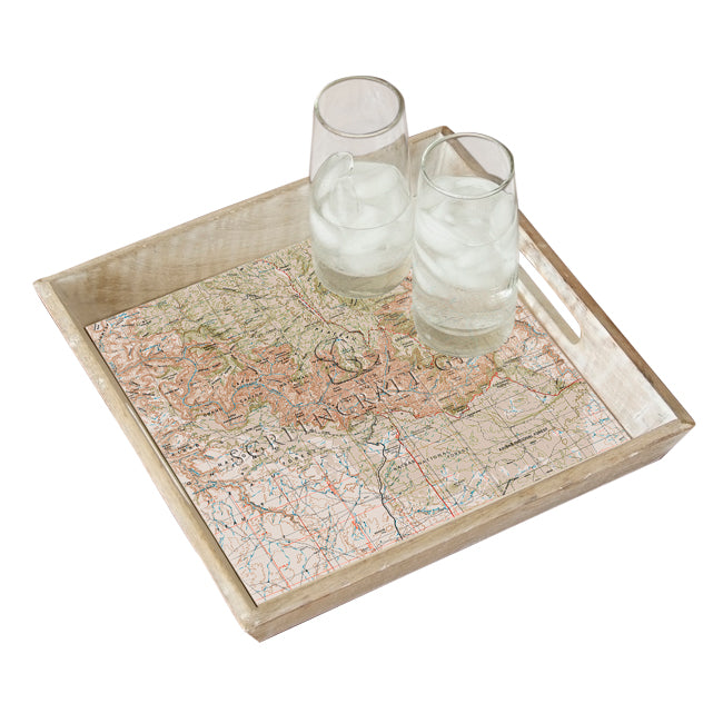 Grand Canyon National Park - Wood Serving Tray