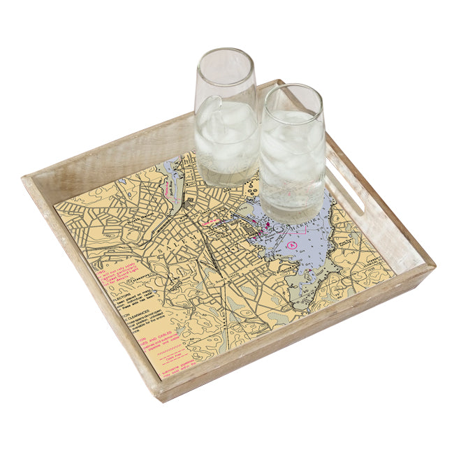 Salem, MA- Wood Serving Tray