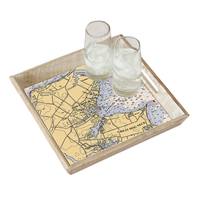 Southold, NY - Wood Serving Tray