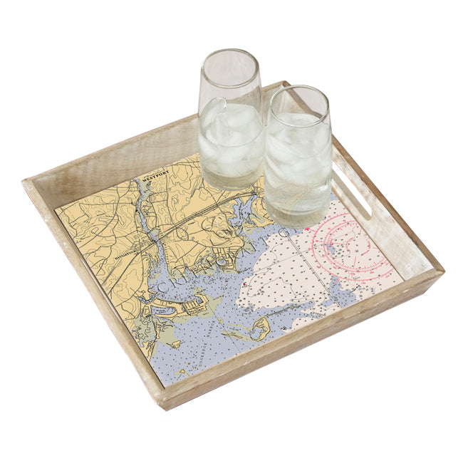 Westport, CT - Wood Serving Tray