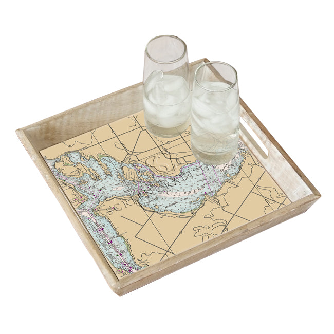 Port Findlay, Ontario - Wood Serving Tray