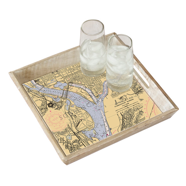 Washington, DC - Wood Serving Tray