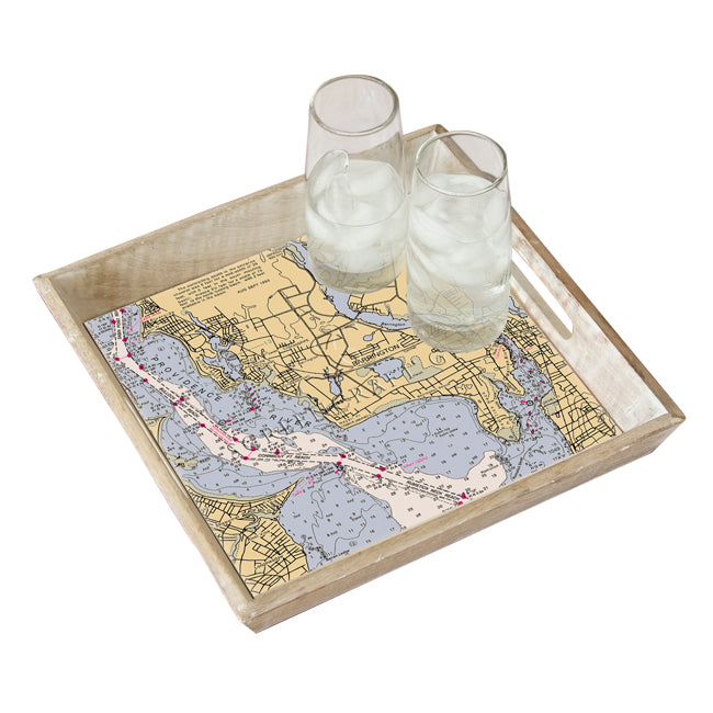 Barrington, RI- Wood Serving Tray