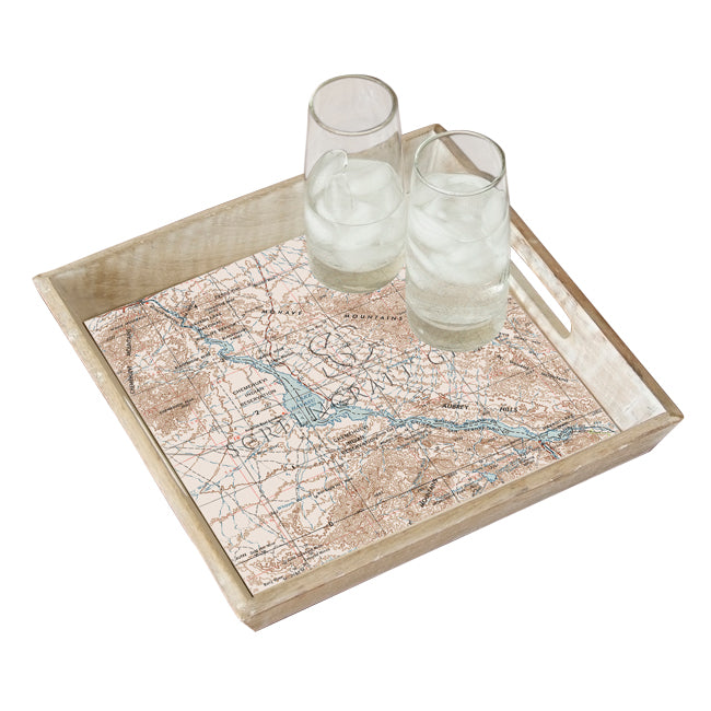 Lake Havasu, AZ -  Wood Serving Tray