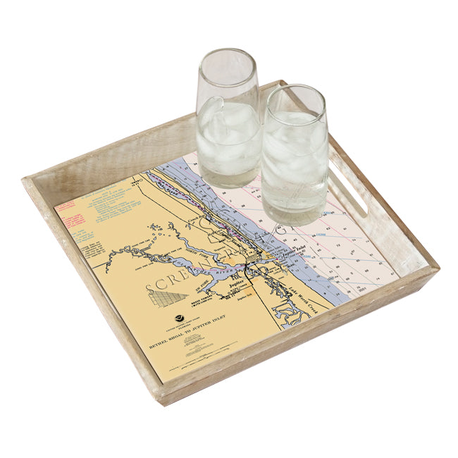 Jupiter, FL- Wood Serving Tray