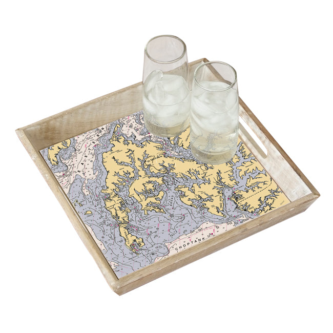 St. Michaels, MD- Wood Serving Tray
