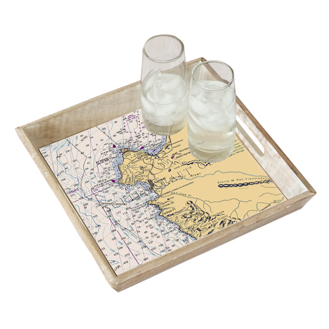 Carmel, CA -  Wood Serving Tray