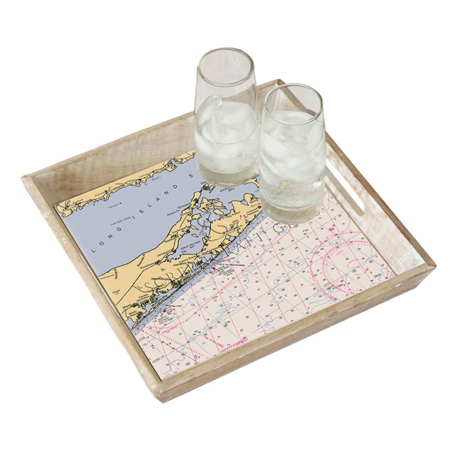 The Hamptons, NY- Wood Serving Tray