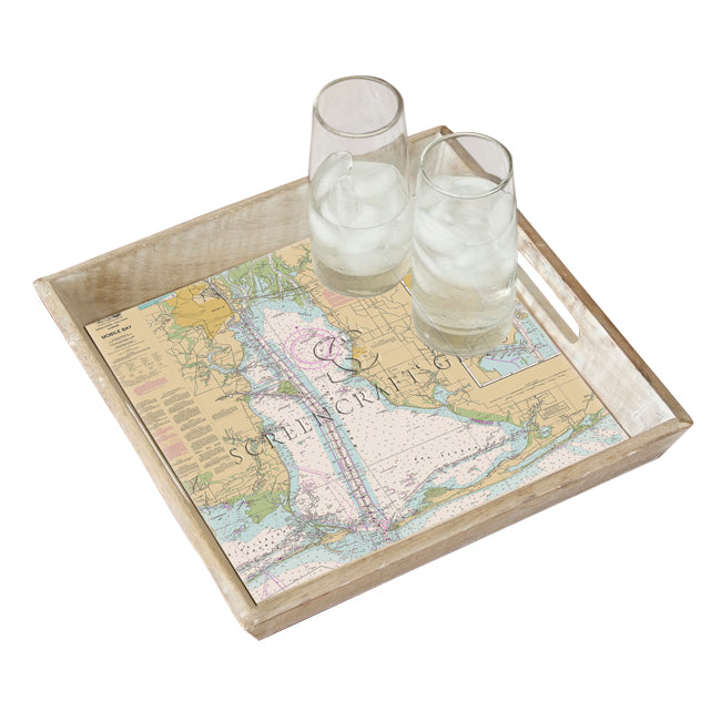 Mobile, AL - Wood Serving Tray