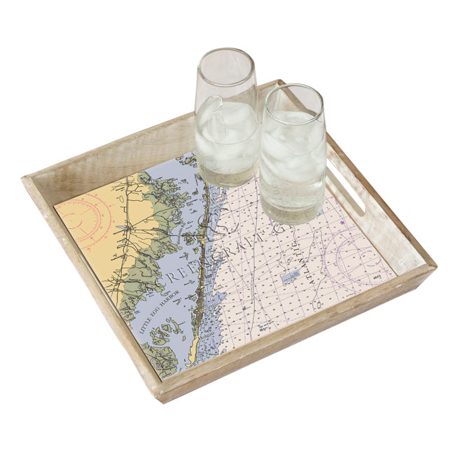 Long Beach Island, NJ- Wood Serving Tray