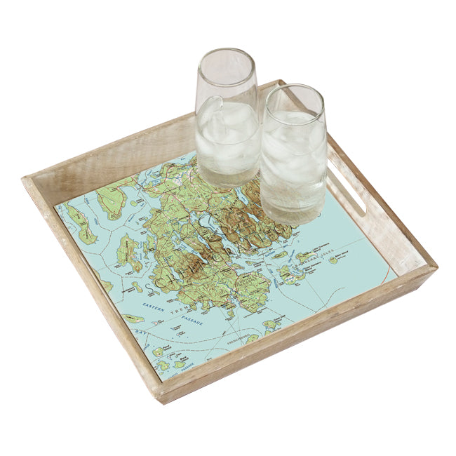 Acadia National Park-  Wood Serving Tray