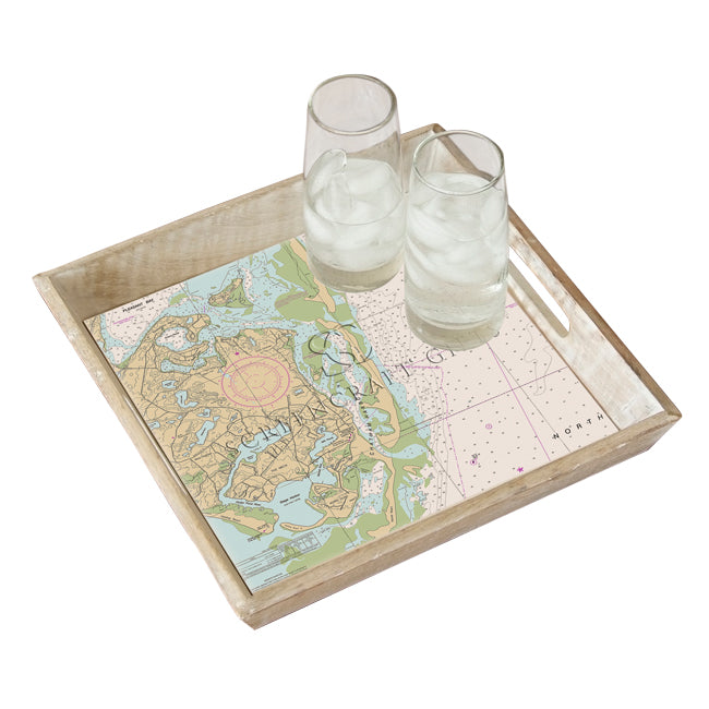 Chatham, MA- Wood Serving Tray