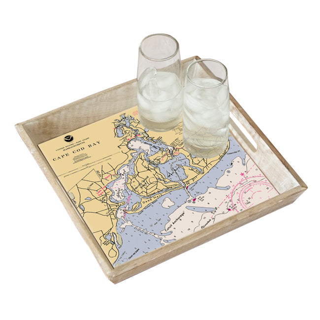 Osterville, MA - Wood Serving Tray