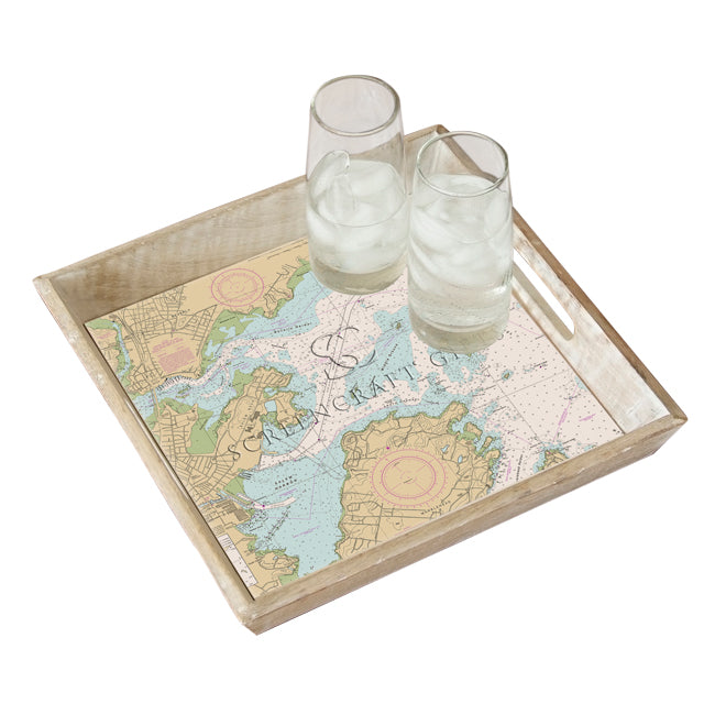 North Shore, MA - Wood Serving Tray