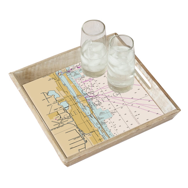 West Palm Beach, FL- Wood Serving Tray