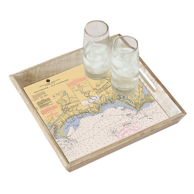 Westbrook, CT- Wood Serving Tray