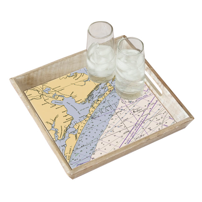 Matagorda Island, TX- Wood Serving Tray