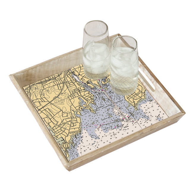 Stamford, CT - Wood Serving Tray
