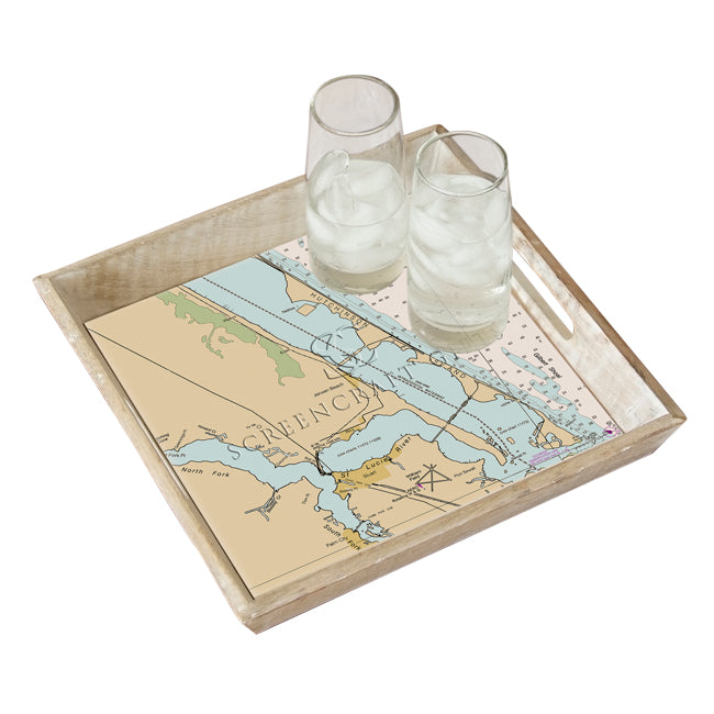 Jensen Beach, FL- Wood Serving Tray