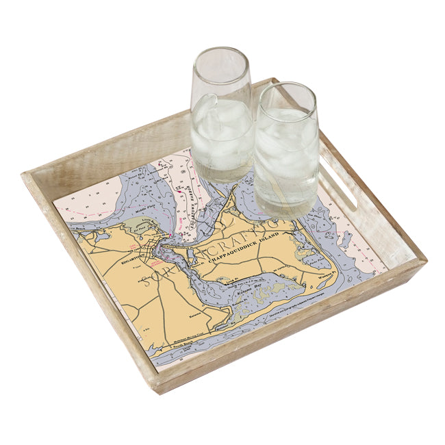 Chappaquiddick, MA- Wood Serving Tray