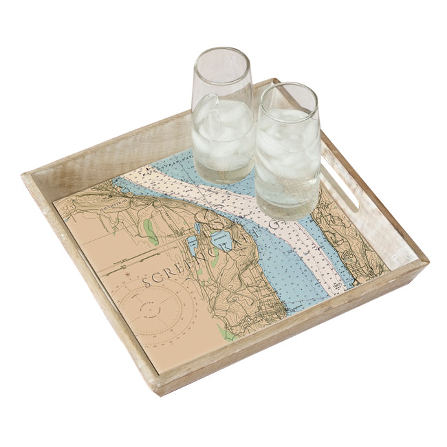 Haverstraw, NY - Wood Serving Tray