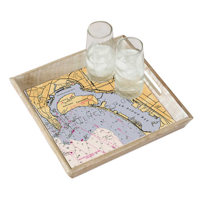 Coronado, CA-  Wood Serving Tray