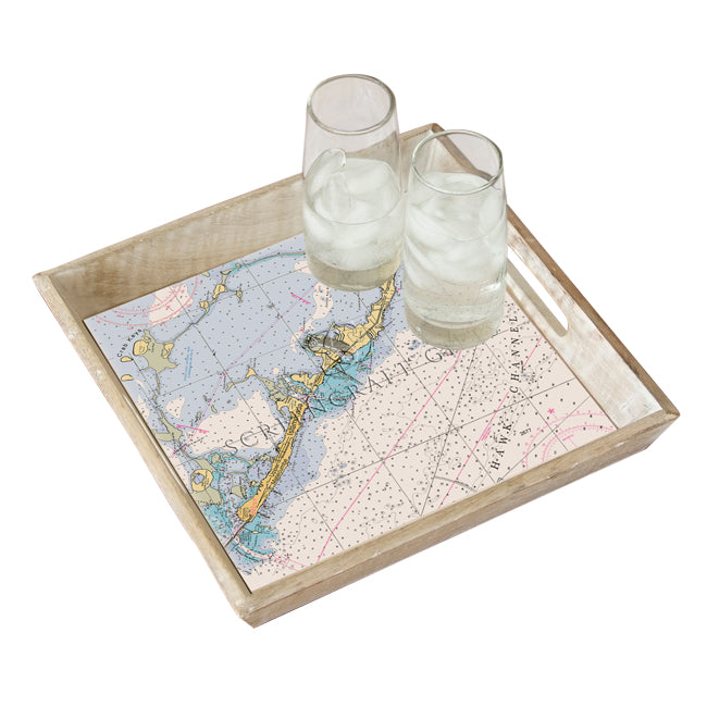 Islamorada, FL- Wood Serving Tray