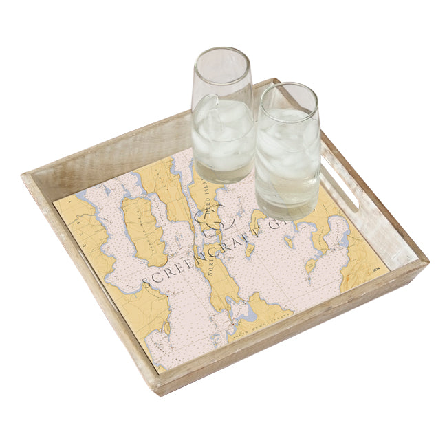 North Hero, VT - Wood Serving Tray