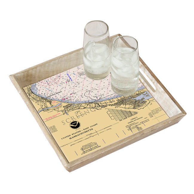 Sandwich, MA - Wood Serving Tray