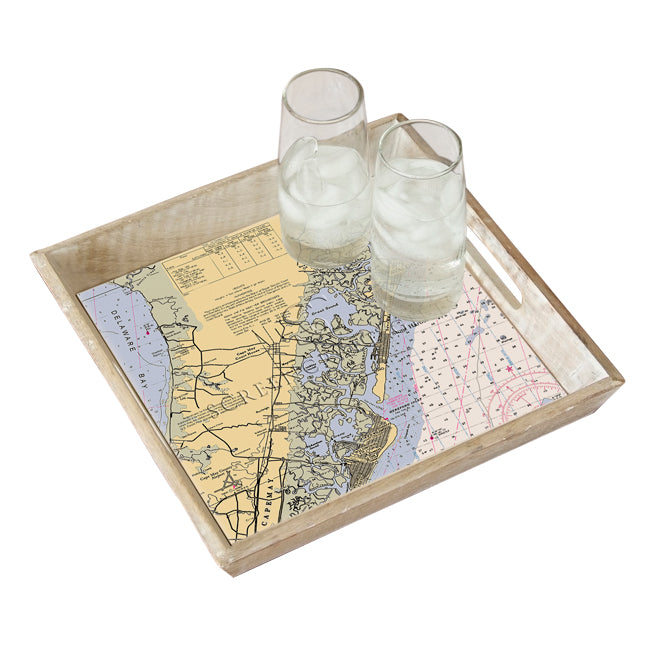 Stone Harbor, NJ - Wood Serving Tray