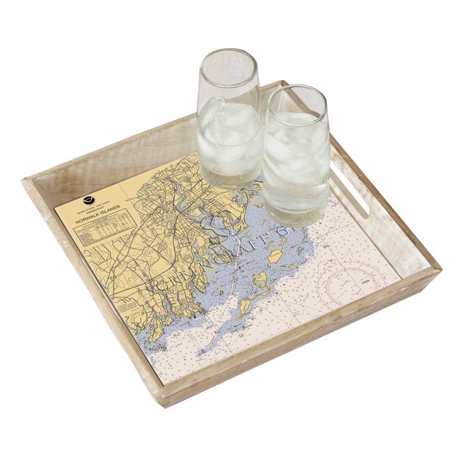 Norwalk, CT - Wood Serving Tray