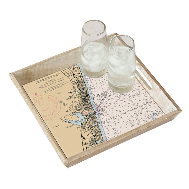 Ocean Grove, NJ  - Wood Serving Tray