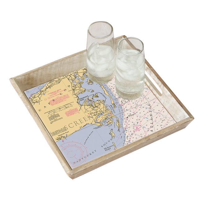Chatham, MA- Wood Serving Tray