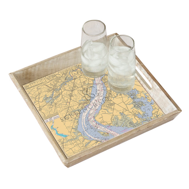 Wilmington, DE- Wood Serving Tray
