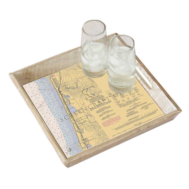 Rockaway, OR- Wood Serving Tray