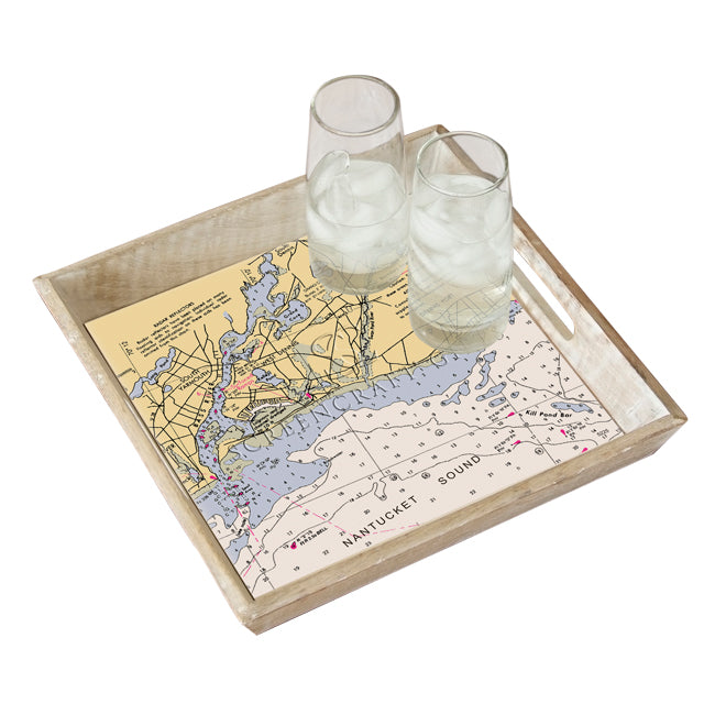 West Dennis, MA - Wood Serving Tray