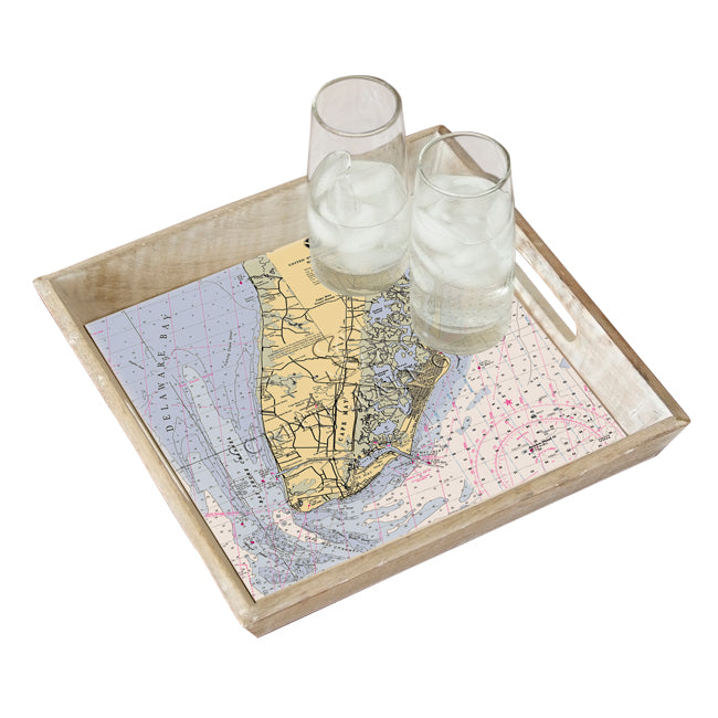 Cape May, NJ- Wood Serving Tray