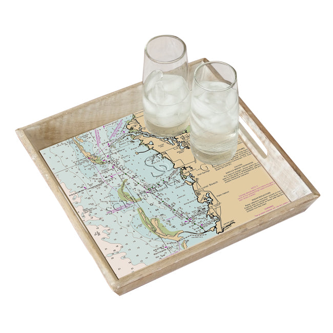 Tarpon Springs, FL- Wood Serving Tray