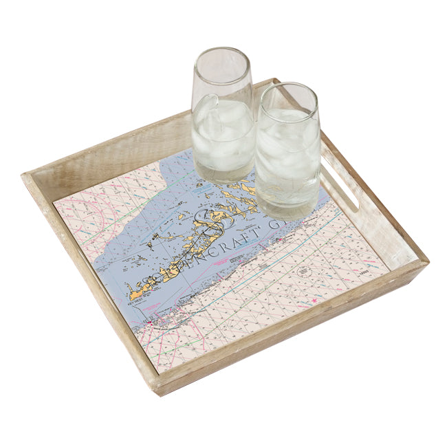 Lower Keys, FL-  Wood Serving Tray