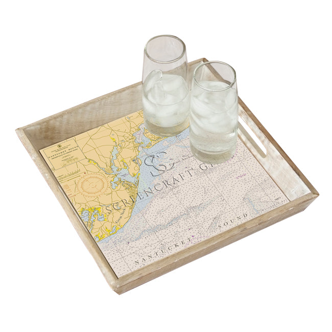 Osterville, MA - Wood Serving Tray
